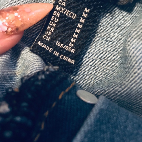 High waisted jean shorts - Picture 4 of 5